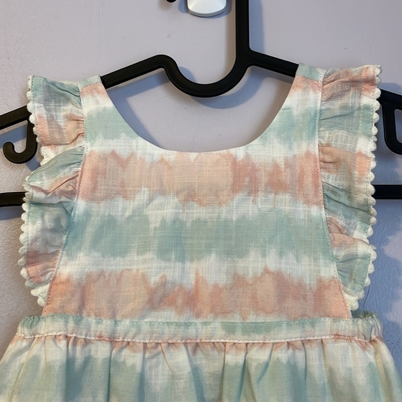 Tommy Bahama Pastel Romper Onesie Overall Tie Dye size 12 months - Picture 2 of 12